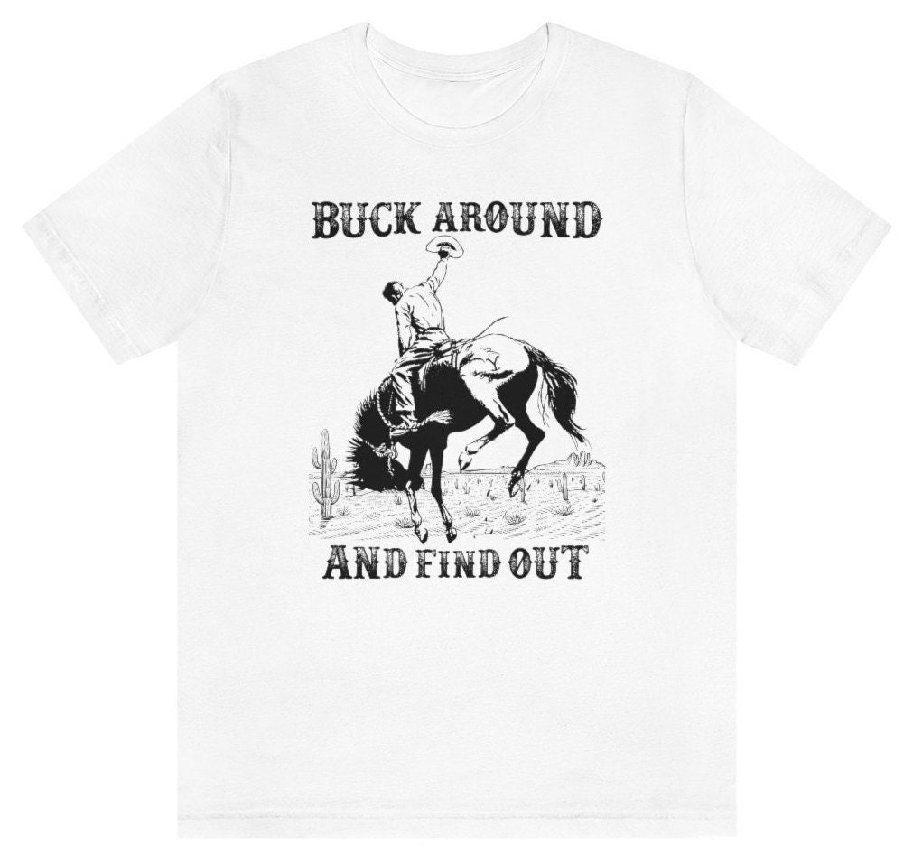 Bucking Horse Shirt Etsy