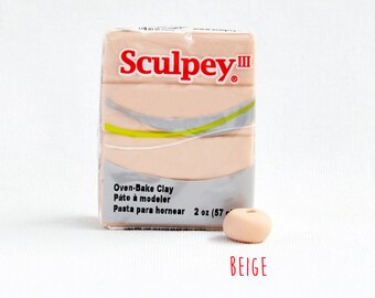 Polymer Clay - Beige - Sculpey III Oven Bake Modelling Clay