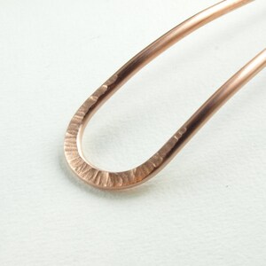 fork,hair fork, copper image 7