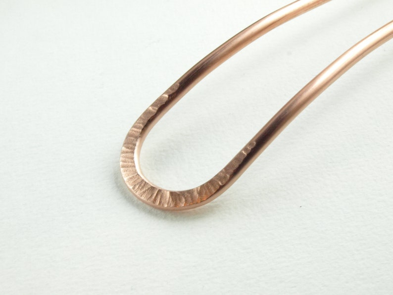 fork,hair fork, copper image 7
