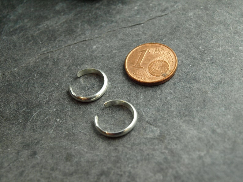 earcuffs, pair, silver image 4