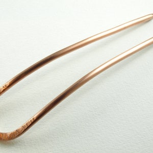 fork,hair fork, copper image 2