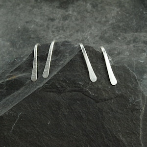 Earrings - MINIMA - size S, earrings silver