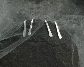 Drop earrings - MINIMA - Size S, silver earrings, silver jewelry, wedding, gift for girlfriend/wife