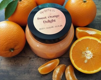 Exfoliante corporal de azúcar con naranja, 312 g