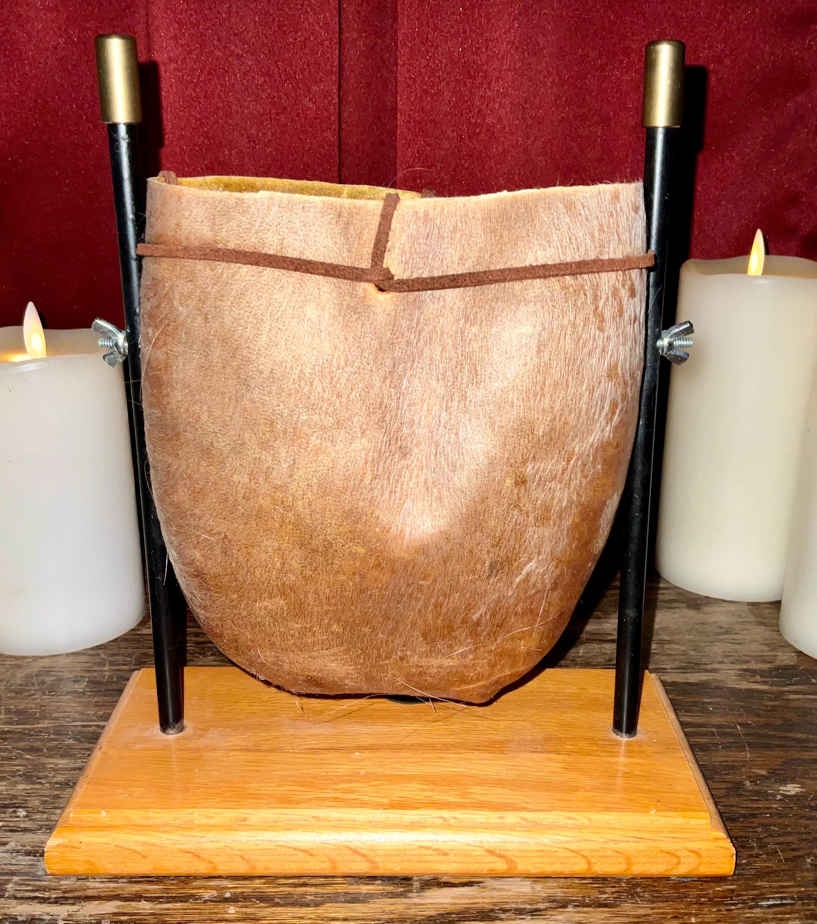 bull scrotum tobacco pouch Bullie Bag, Genuine Bull Scrotum, Taxidermy, Oddity