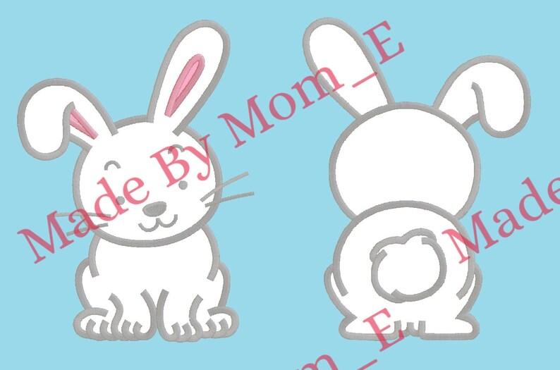 Conjunto de Peter Rabbit Hierro en motivos//adornos para la elaboración de parches
