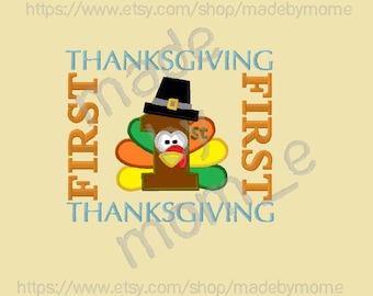 First Thanksgiving Applique