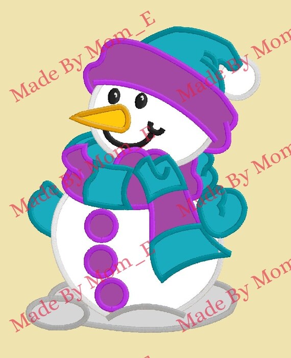 Colección De Muñecos De Nieve país-diseños de bordado de la máquina en CD o USB