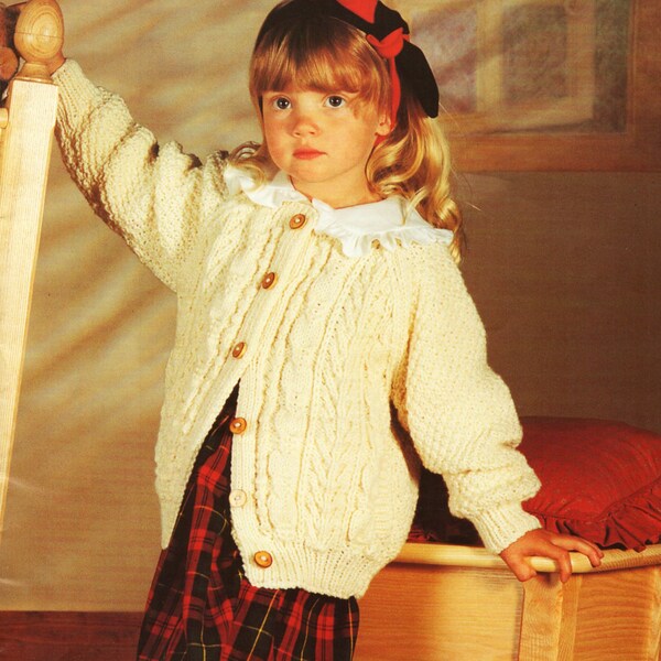 Childrens Aran Knitting Patterns Etsy UK