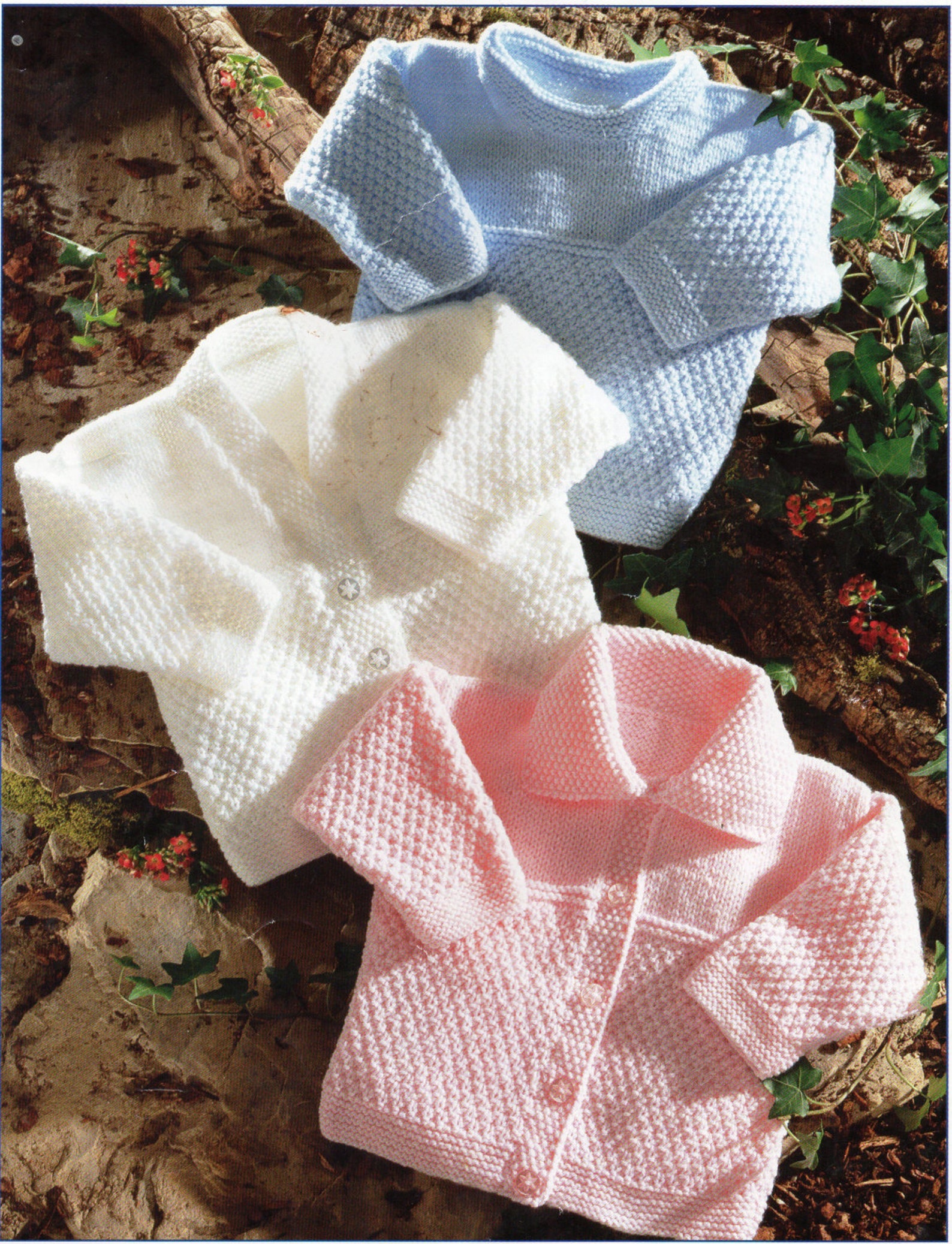 Baby Knitting Pattern Pdf Baby Cardigans Knitting Pattern Baby Etsy