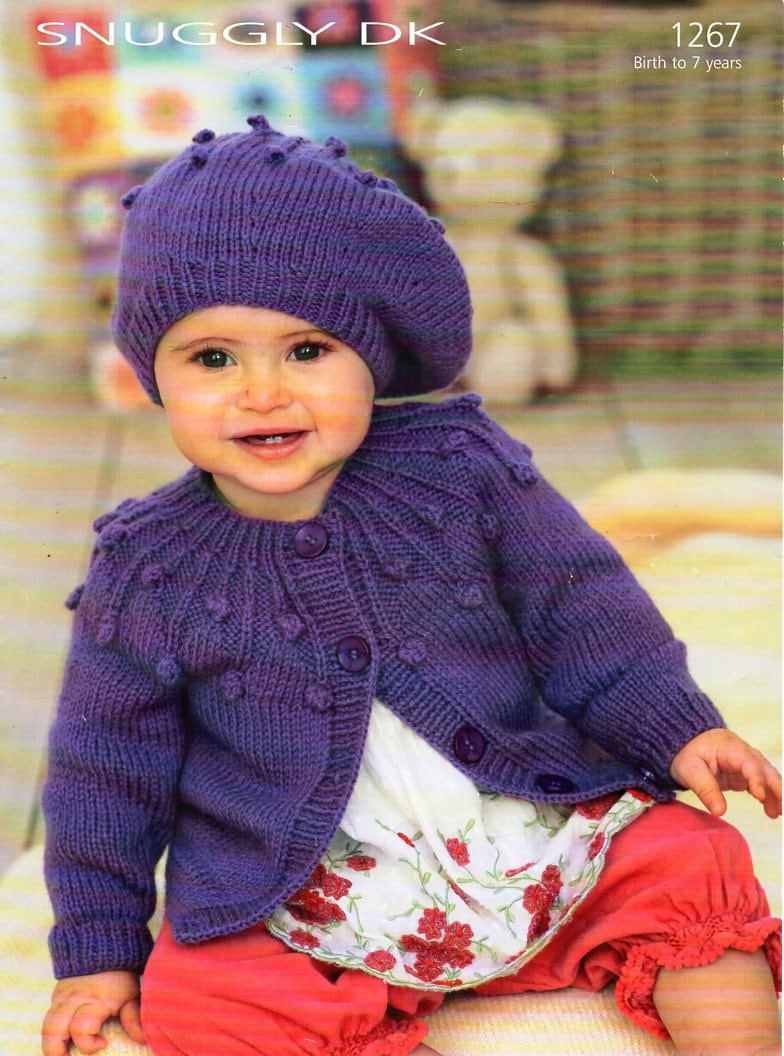 Knitting for a girl with knitting needles model of a childrens beret with detailed descriptions, diagrams and bright photos Knitting for a girl with knitting needles model of a childrens beret with detailed descriptions, diagrams and bright photos
