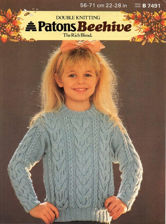 childrens aran jumpers