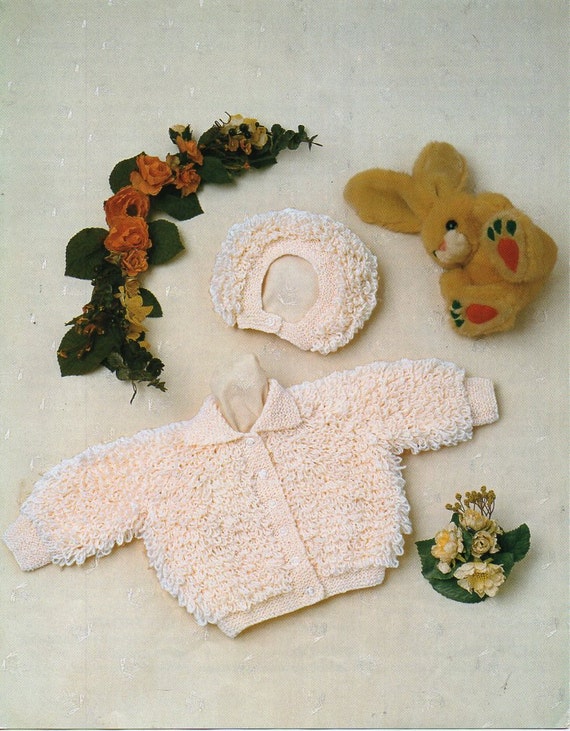 knitting pattern for baby loopy jacket