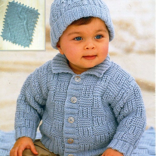 Baby Hooded Jacket Knitting Pattern Pdf Child Cable Cardigan - Etsy