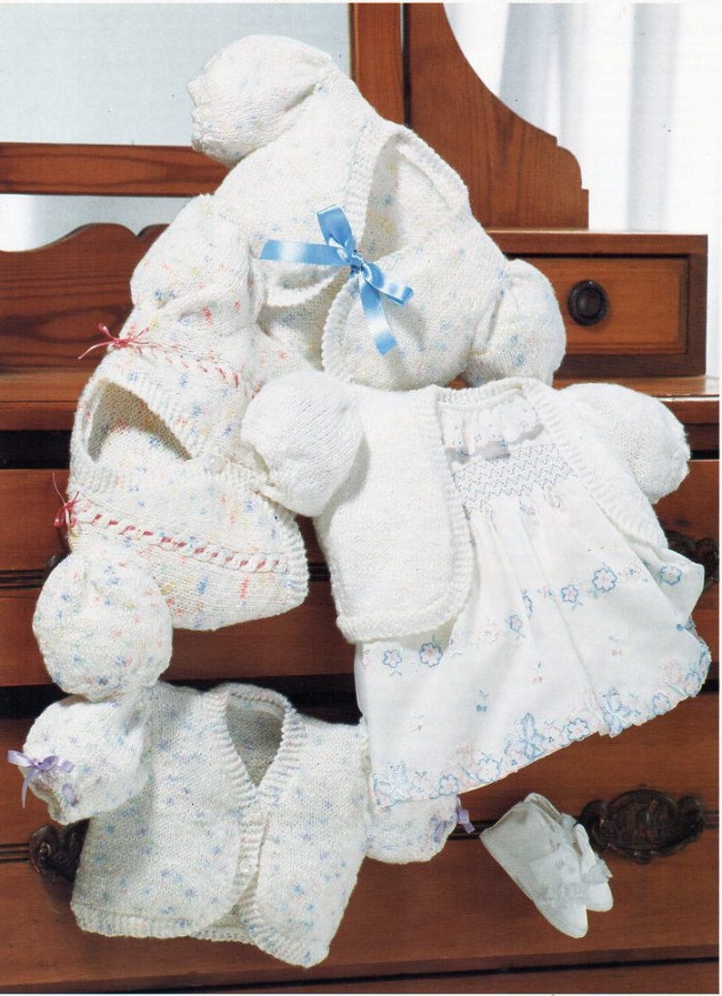 Baby Bolero Knitting Pattern Pdf Girls Puff Sleeve Cardigan Etsy