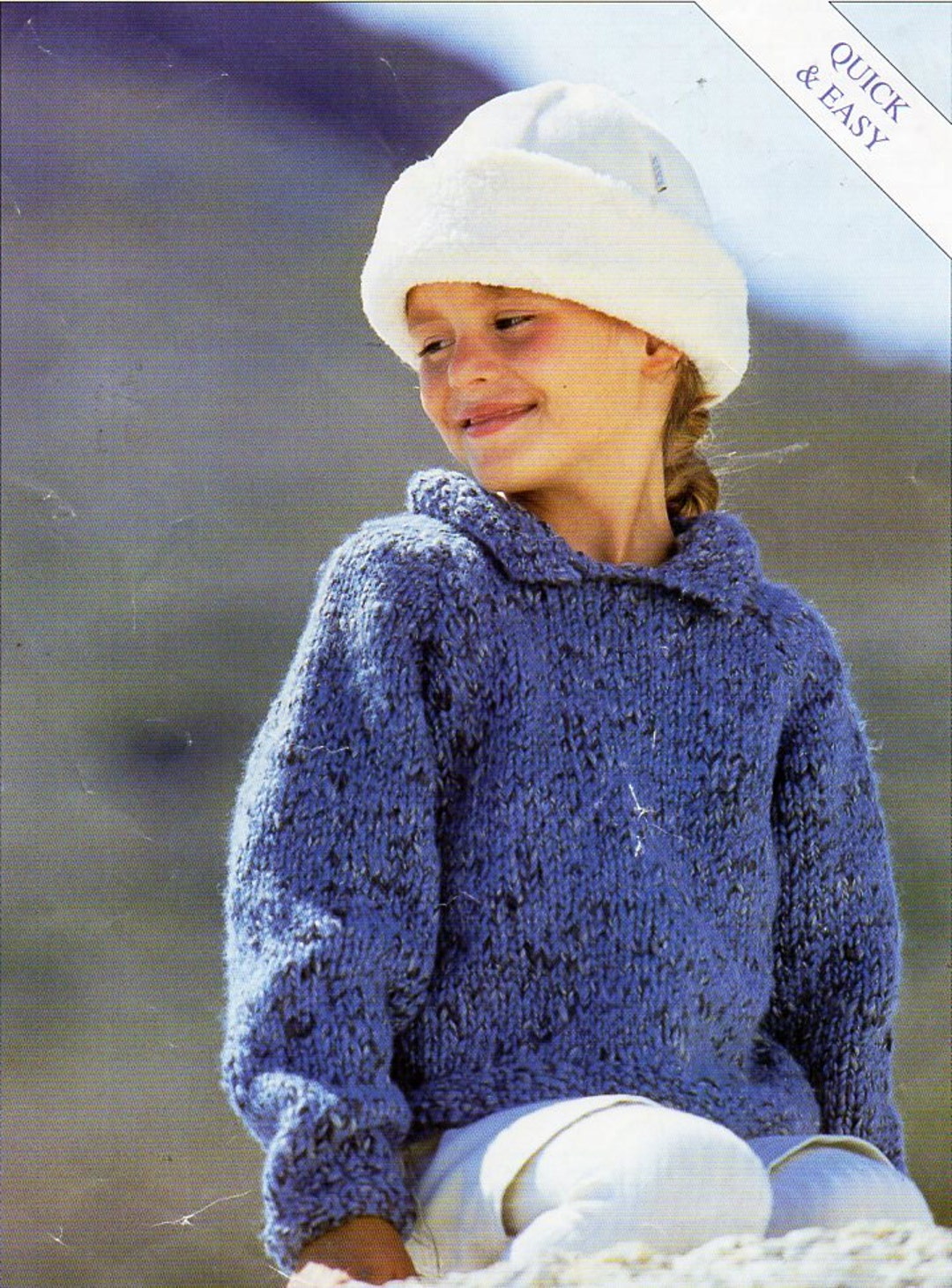 Childrens Super Chunky Sweater Knitting Pattern Pdf Super - Etsy