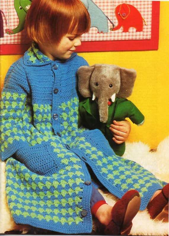 Knitting Pattern For Childs Dressing Gown Mikes Nature