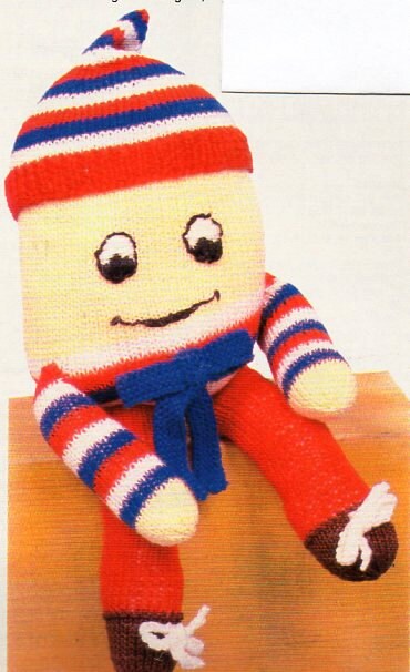 Humpty Dumpty Toy Knitting Pattern Pdf 