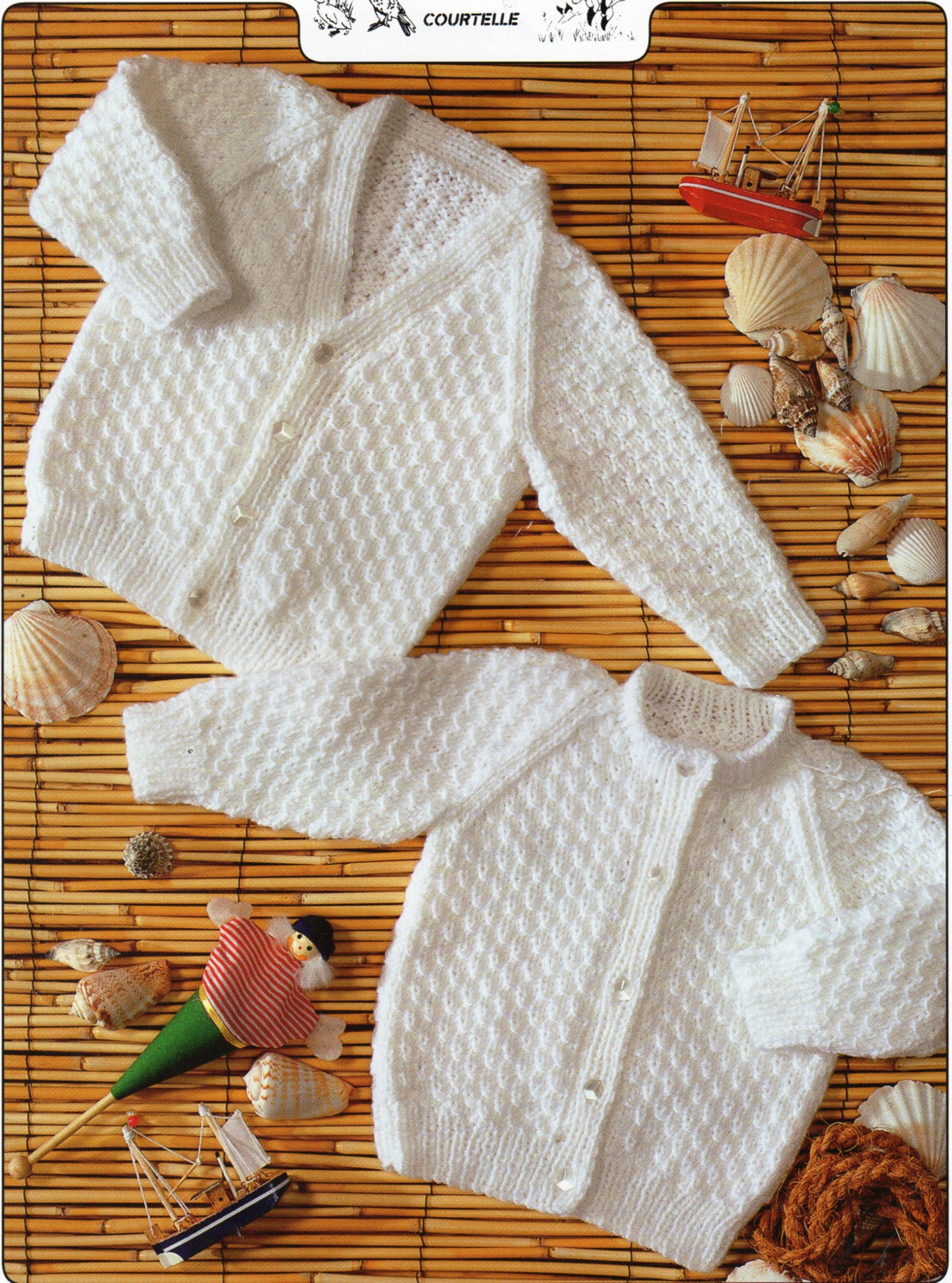 Baby Cardigans Knitting Pattern Childs Cardigans V Neck Round Etsy Canada