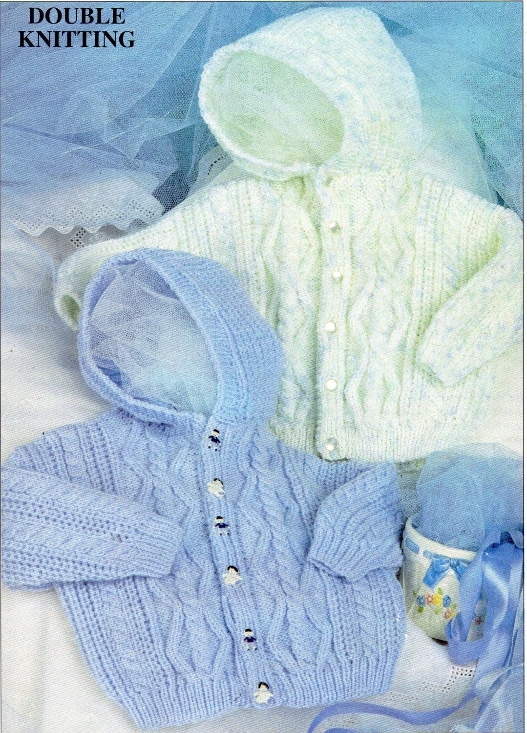 Baby / child's hooded Aran jacket knitting pattern PDF Etsy