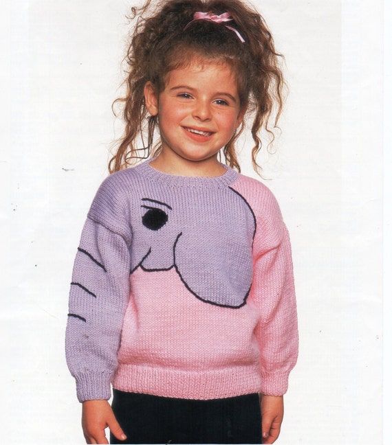 Baby Childrens Elephant Sweater 