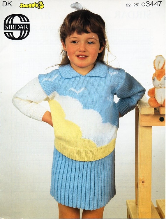 pleated skirt knitting pattern