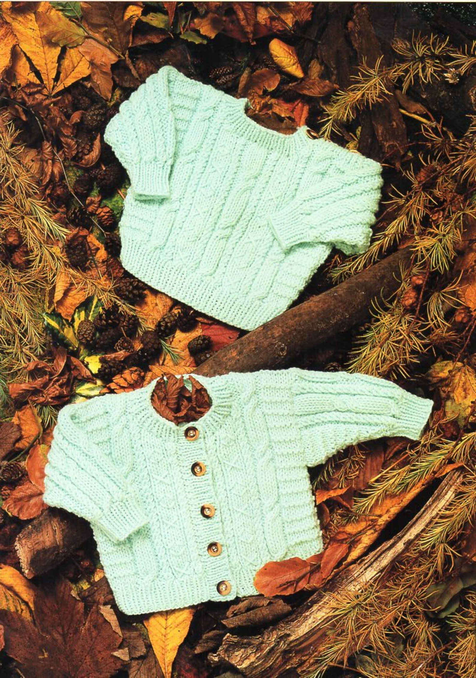 Baby Aran Sweater Cardigan Knitting Pattern Pdf Cable Jacket Etsy UK