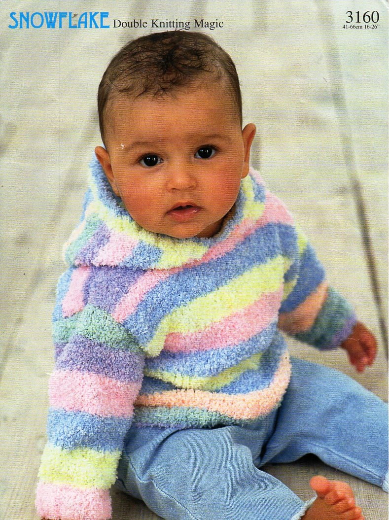 Snowflake Chunky Magic knitting pattern Girls jumper Size 22/32" Snowflake Chunky Magic knitting pattern Girls jumper Size 22/32"