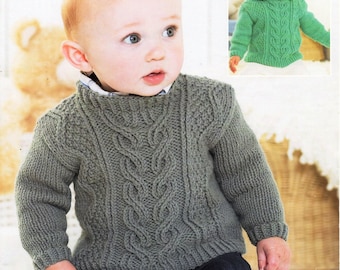 childrens aran jumpers