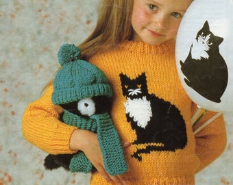 cat design sweater