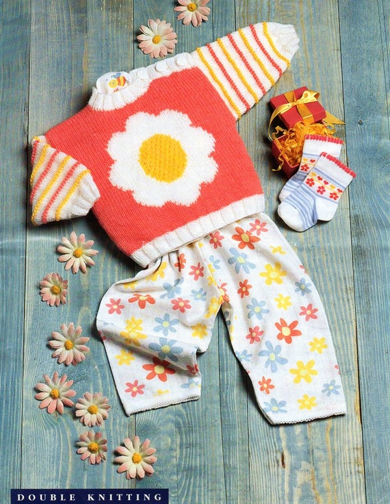 flower sweater knitting pattern