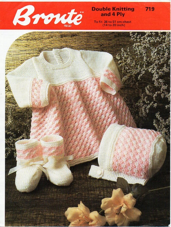 Baby dress knitting pattern pdf download baby girls dress Etsy