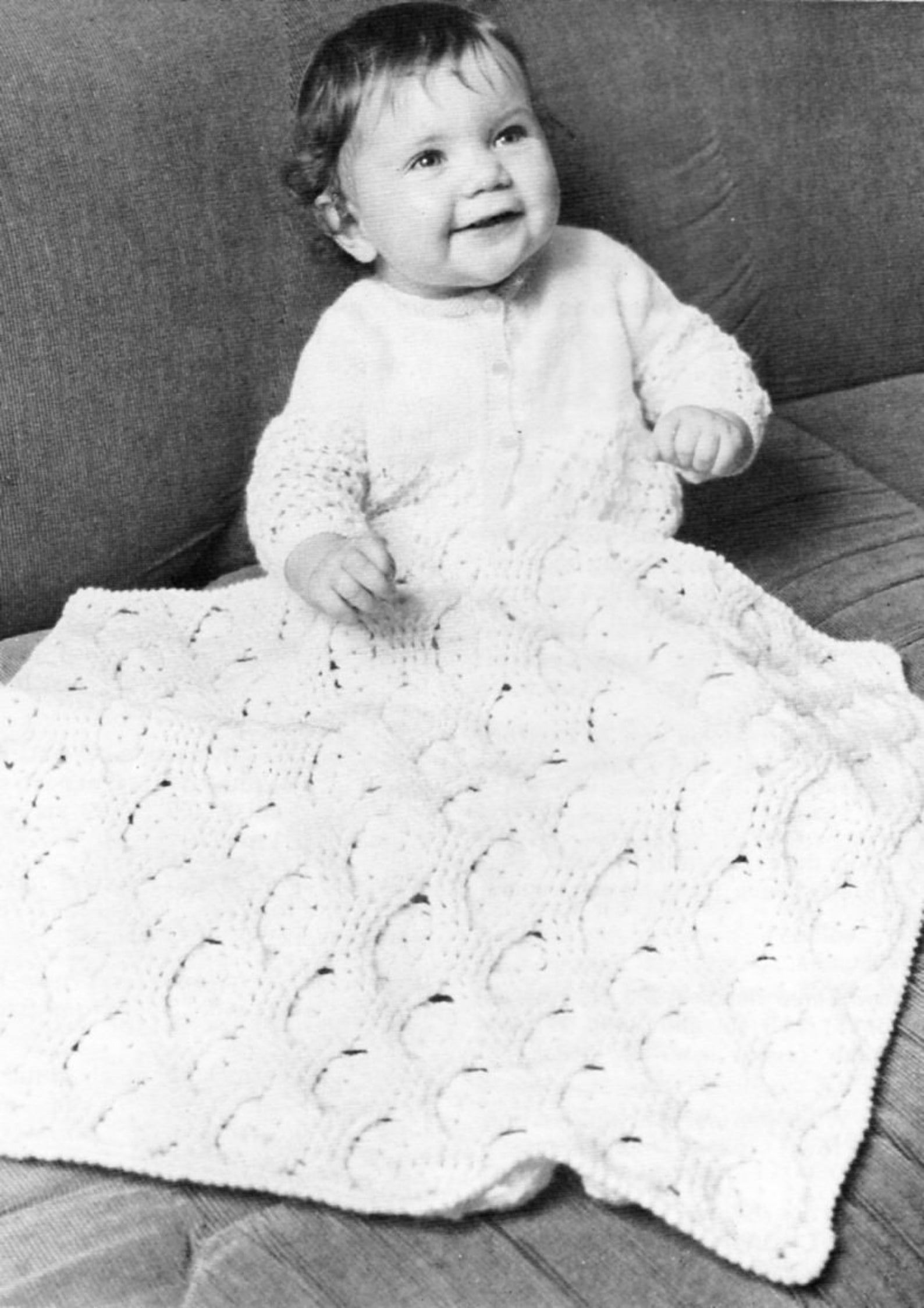 Vintage Baby Crochet Blanket Pattern Crochet Pattern Pdf Pram Etsy UK