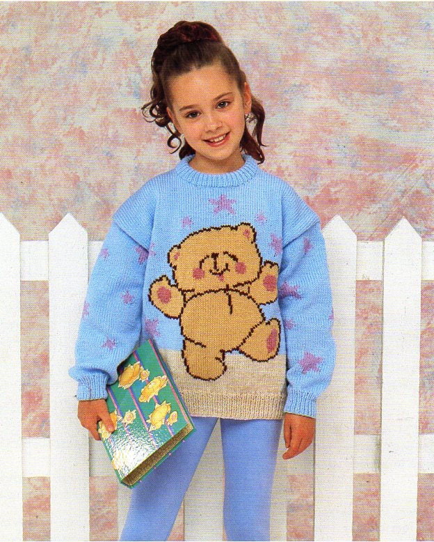 bear knitted jumper