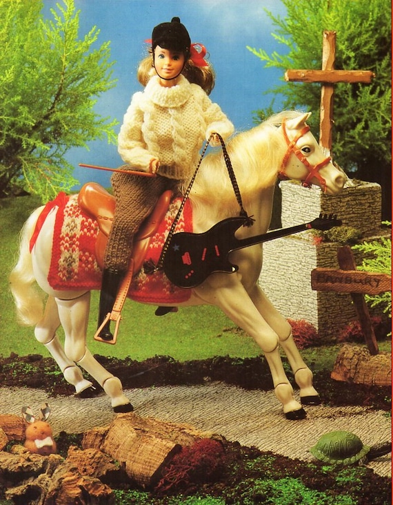 barbie riding