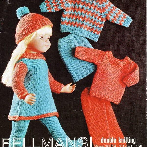 Free Knitting Pattern for Doll Clothes Etsy Australia