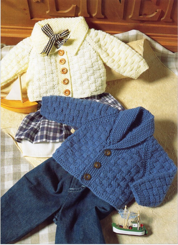 Baby Shawl Collar Jacket Knitting Pattern Pdf Childrens - Etsy Australia