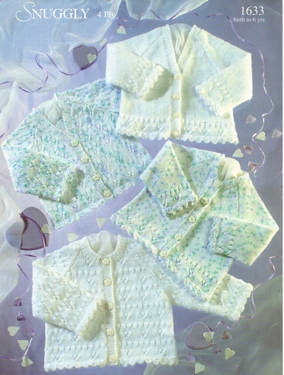 lacy baby cardigan knitting pattern