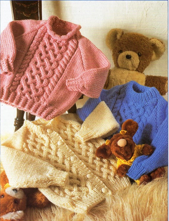 Baby sales aran sweater