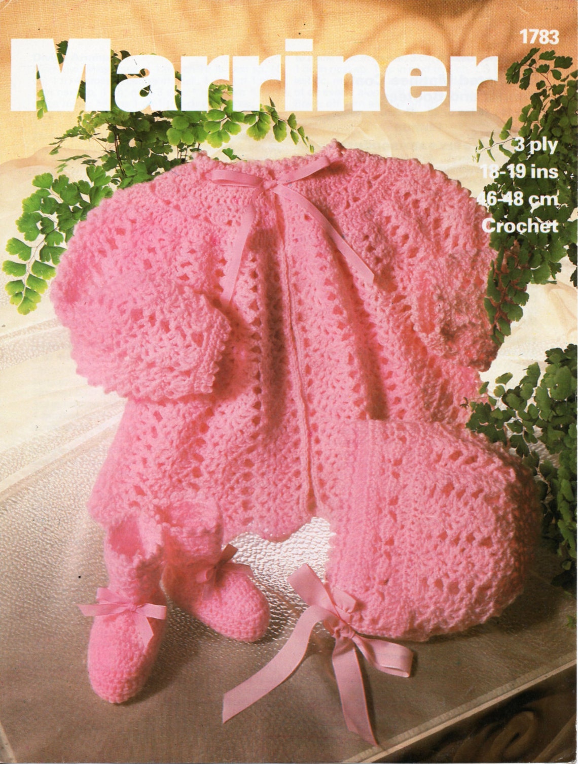 Vintage Baby Matinee Jacket Crochet Pattern Pdf Crochet Etsy