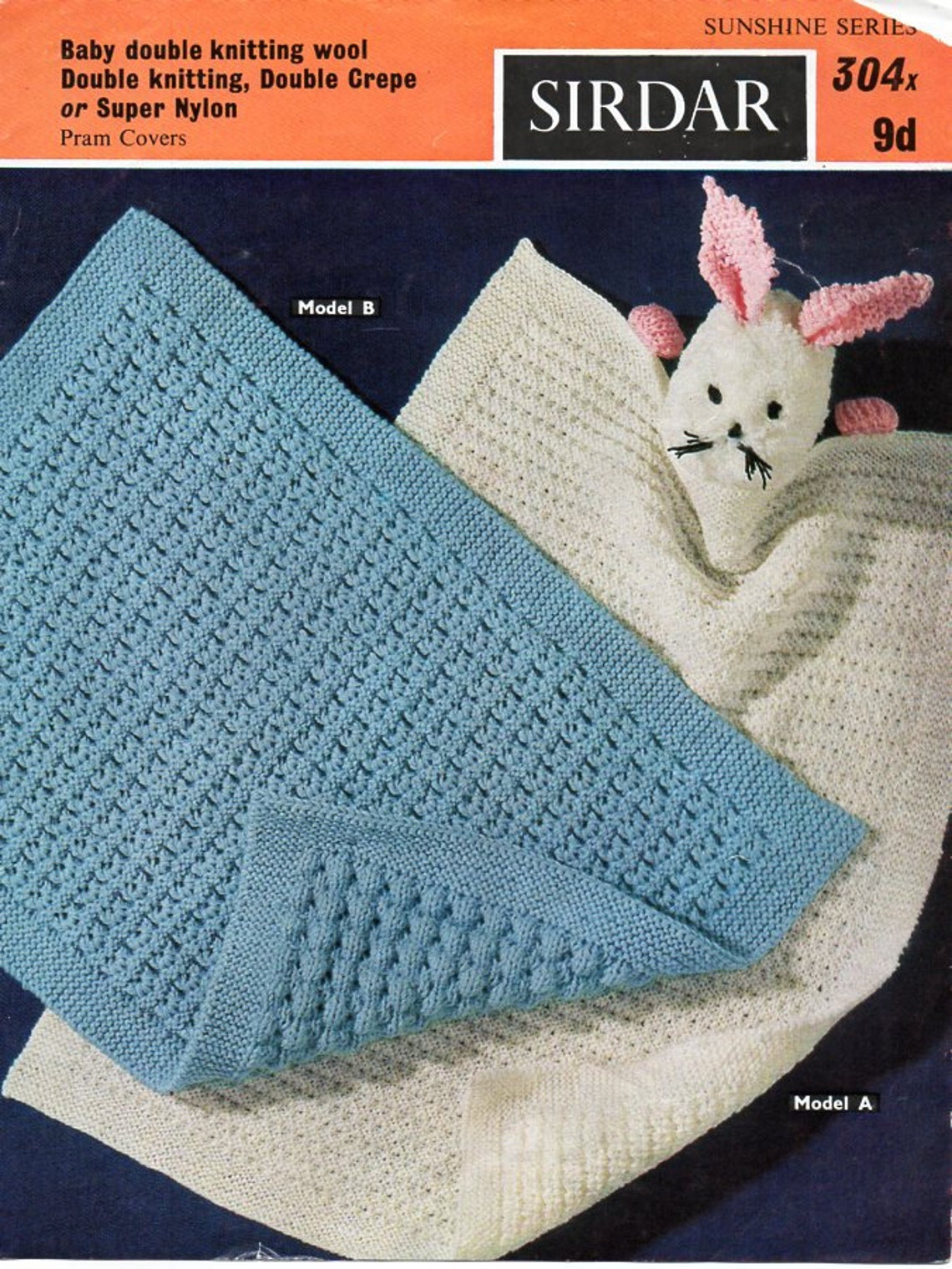 Vintage Baby Blanket Knitting Pattern Pdf Baby Cot Cover Pram Etsy