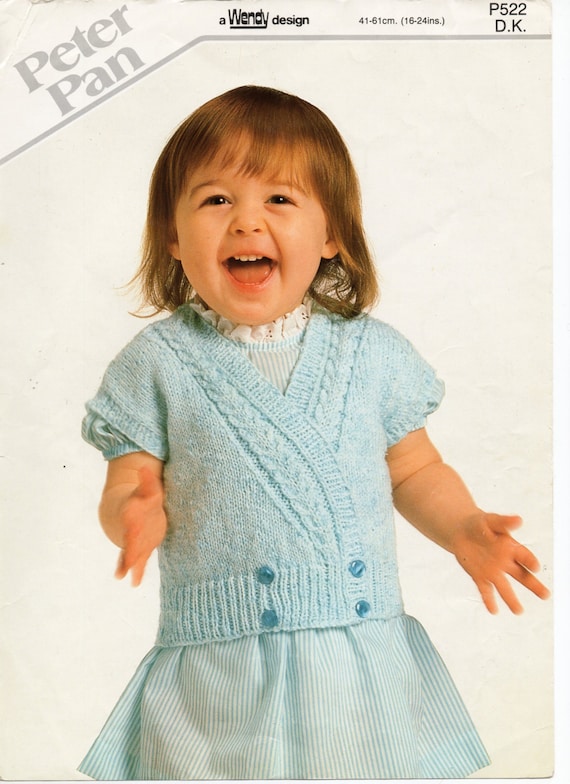 baby crossover cardigan knitting pattern