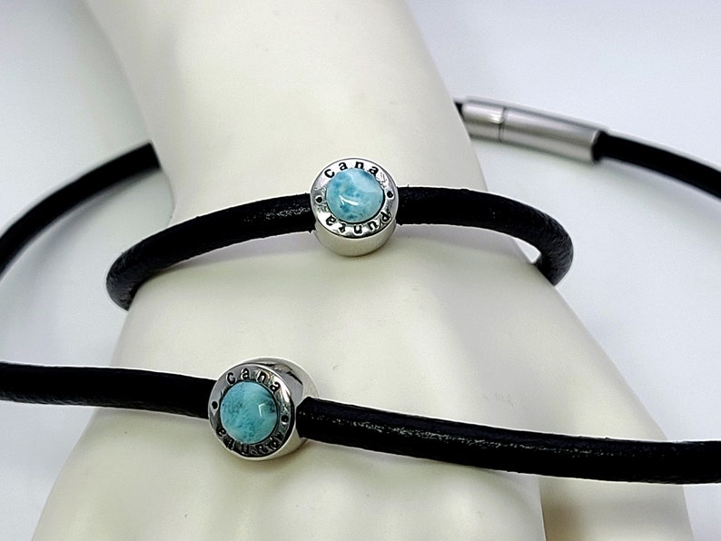 LarimarWhite Opal Punta Cana Happy Hour BraceletNecklace Set