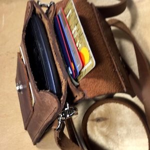 Leather Crossbody Phone Bag Phone Mini Bag Leather Bag For Two Cell Phone or Two iPhone 15,16 Pro Max Small Purse With Shoulder Strap