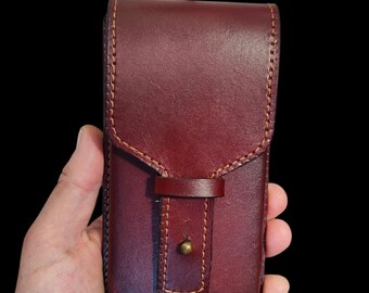 Étui en cuir pour téléphone, compatible avec iPhone 15 Pro Max, 17 Pro Max, 16 Pro Max, 11, 11 Pro Max, X, XR, XS et XS Max. Étui en cuir avec dragonne.