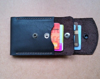 Money clip, Ultra Slim Design Leather Wallet, - Minimalist Wallet, Wallets for men