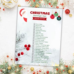 Christmas Party Games | Christmas Games | Christmas Games for Adults Kids | Fun Christmas Games | Winter Party | Printable Christmas Game