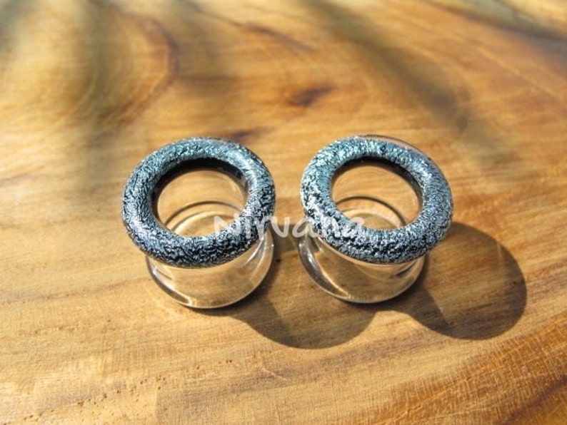 Color Dichroic Glass Tunnel Plugs 4g 2g 0g 00g 7/16 Etsy