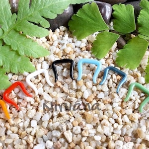 1 Pair (2 Pieces) Septum Retainers Pyrex Glass